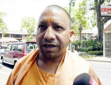 NEW DELHI, INDIA - MAY 5: BJP MP from Gorakhpur Yogi Adityanath arrives for the Parliament Session at Parliament House on May 5, 2016 in New Delhi, India. The Lok Sabha has passed the Insolvency and Bankruptcy code 2016 with all the amendments proposed by the joint committee of Parliament being accepted by the government. (Photo by Sonu Mehta/Hindustan Times via Getty Images)