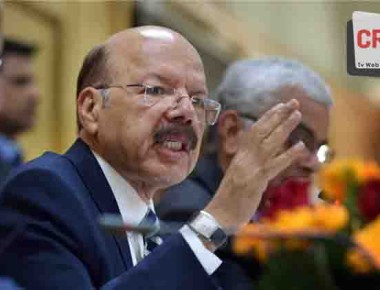 New Delhi: Chief Election Commissioner, Nasim Zaidi  announces the schedule for assembly polls in five states, including West Bengal and Tamil Nadu at a press conference, in New Delhi on Friday. PTI Photo by Vijay Verma (PTI3_4_2016_000110A)