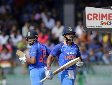 India's captain Virat Kohli, right, and Rohit Sharma run between the wickets during their fourth one-day international cricket match against Sri Lanka in Colombo, Sri Lanka, Thursday, Aug. 31, 2017. (AP Photo/Eranga Jayawardena)