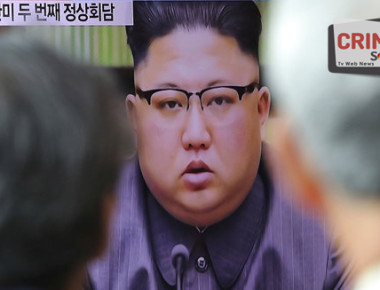 People watch a TV screen showing an image of North Korean leader Kim Jong Un delivering a statement in response to U.S. President Donald Trump's speech to the United Nations, in Pyongyang, North Korea, at Seoul Railway Station in Seoul, South Korea, Friday, Sept. 22, 2017. Kim, in an extraordinary and direct rebuke, called U.S. President Donald Trump "deranged" and said he will "pay dearly" for his threats, a possible indication of more powerful weapons tests on the horizon. (AP Photo/Ahn Young-joon)