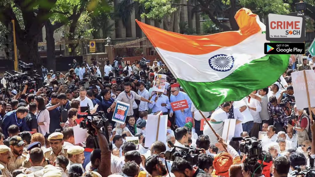 इंडिया गठबंधन के मार्च के बीच BJP बोली- ‘इन कॉकरोचों को दौड़ा-दौड़ाकर…’